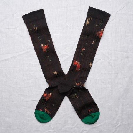 False Black Night Knee-High